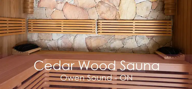 Cedar Wood Sauna Owen Sound - ON