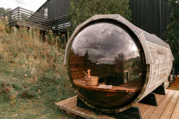 panoramic view sauna in Owen Sound, ON