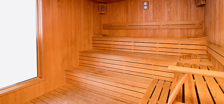 Custom Hemlock Wood Sauna Construction in Owen Sound, Ontario