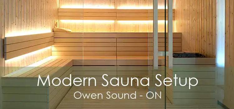 Modern Sauna Setup Owen Sound - ON