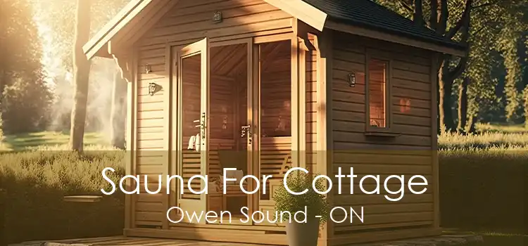 Sauna For Cottage Owen Sound - ON